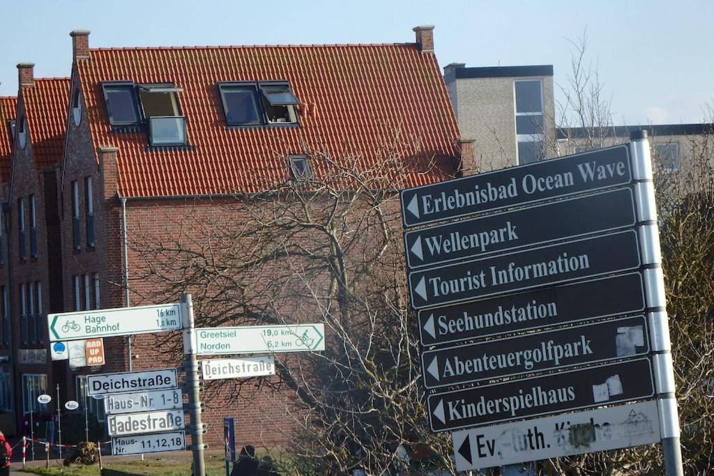 Ferienwohnung Inselblick Norddeich Mit Meerblick Norden Exterior photo